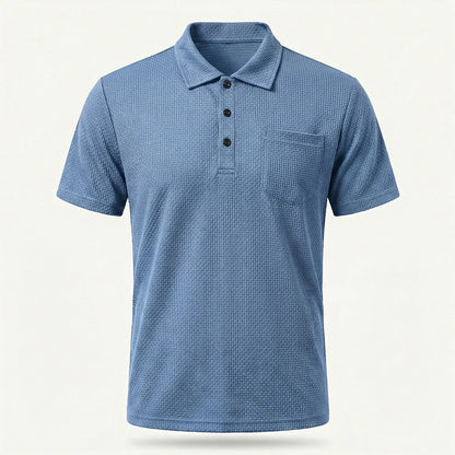 Capri - Men's Ultra Comfortable Pocket Polo Shirt