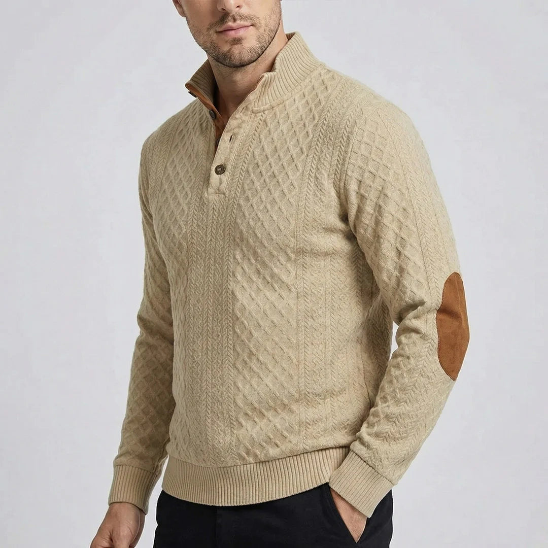 Crown - Men's Classic High Collar Pullover